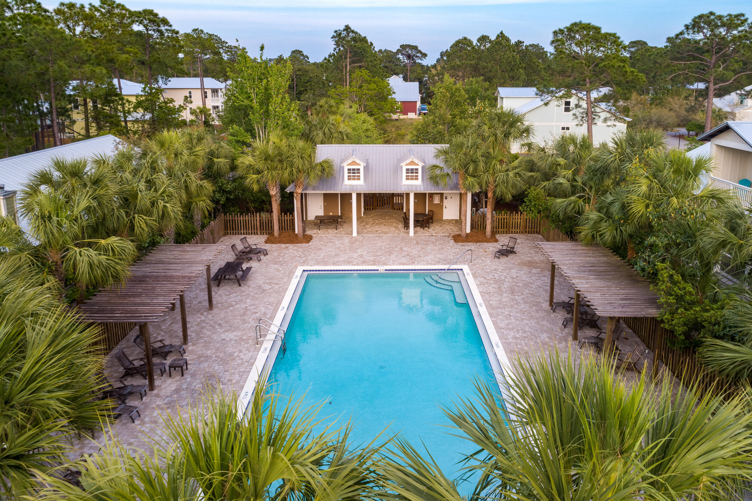 14 Crepe Myrtle Lane Santa Rosa Beach, FL 32459 - Photo 31 of 38 a view of a swimming pool with a patio