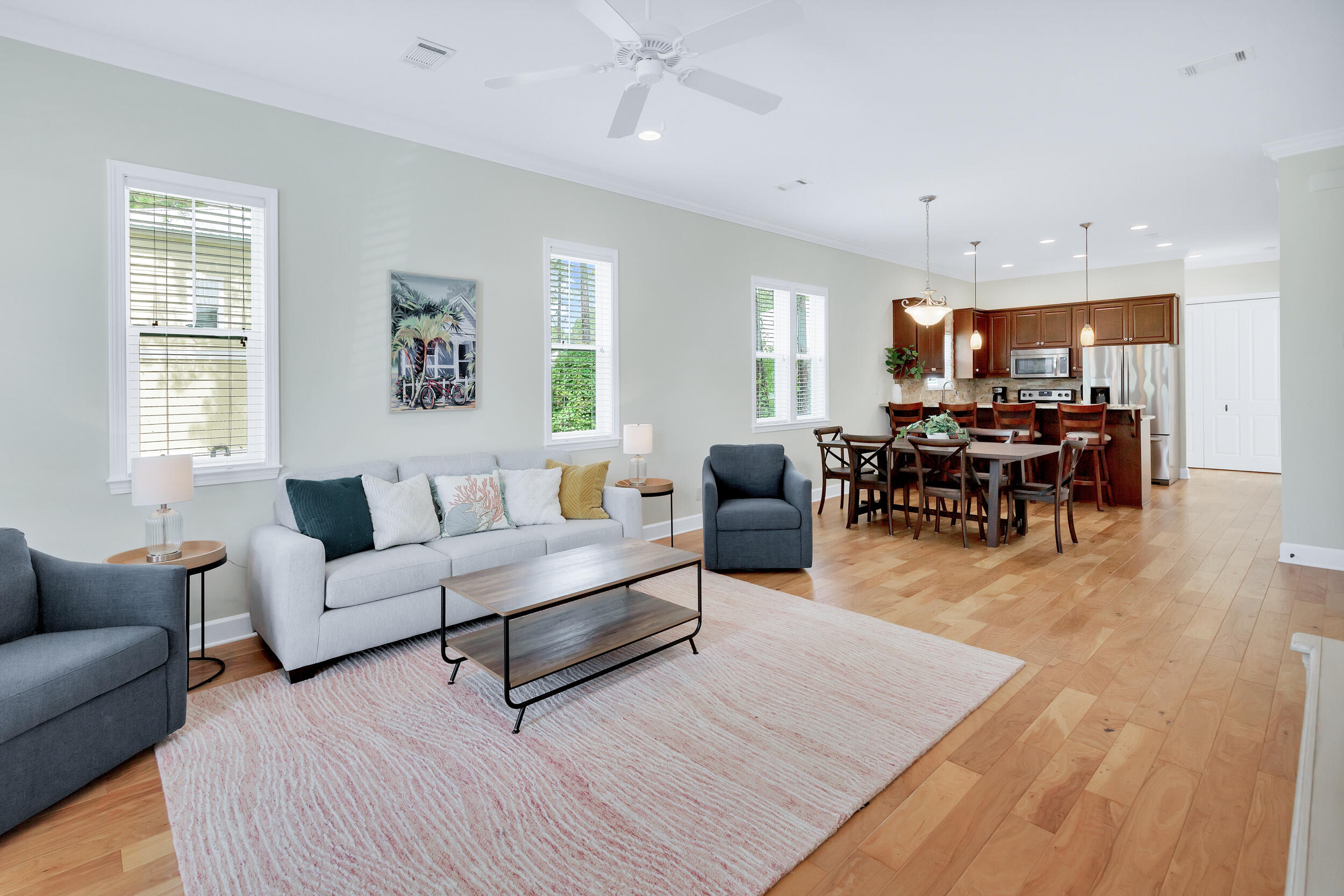 14 Crepe Myrtle Lane Santa Rosa Beach, FL 32459 - Photo 5 of 38 a living room with furniture and a large window