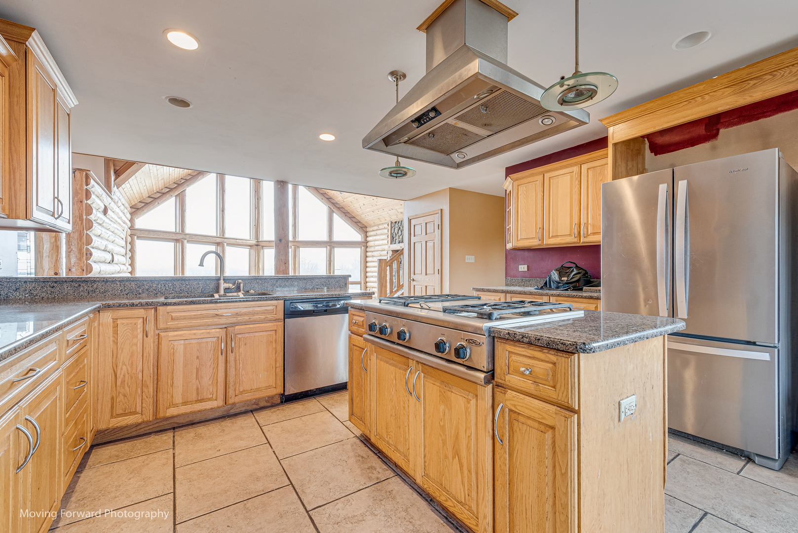 30416 South State Line Road Beecher, IL 60401 - Photo 20 of 39 a kitchen with stainless steel appliances granite countertop a stove a refrigerator and a sink