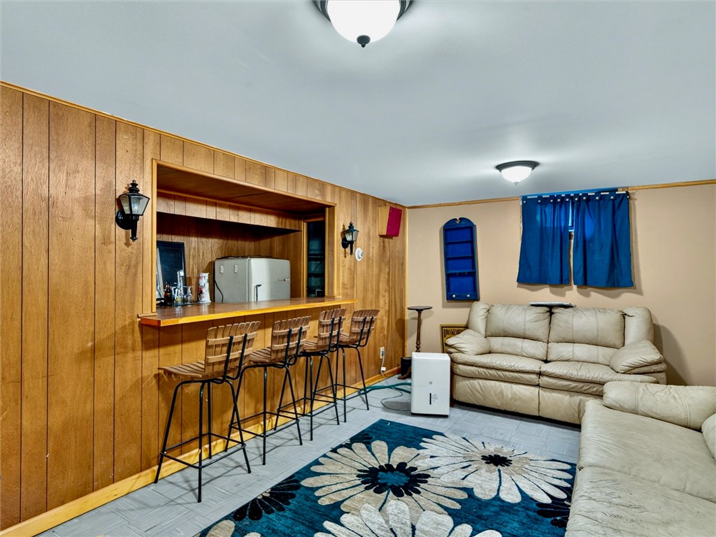 736 Paul Road Chili, NY 14624 - Photo 31 of 39 Finished basement with bar