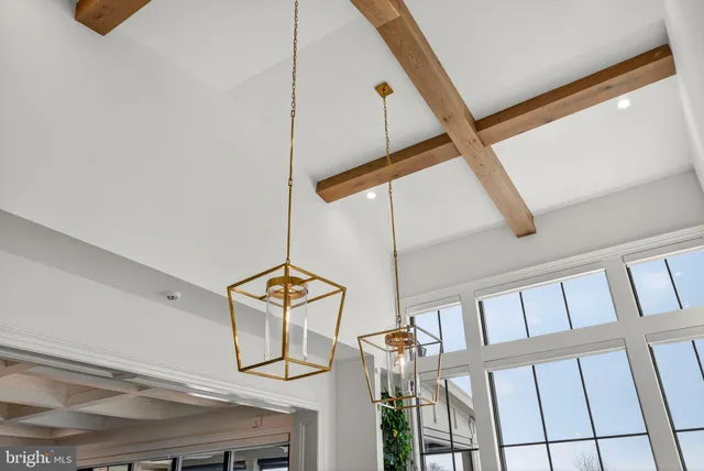 a bedroom with a bed and lamp