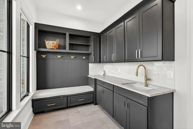 a view of an outdoor space and seating area