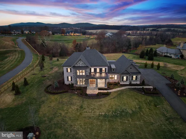 a view of a lake in middle of the town