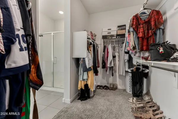 a view of a livingroom with furniture