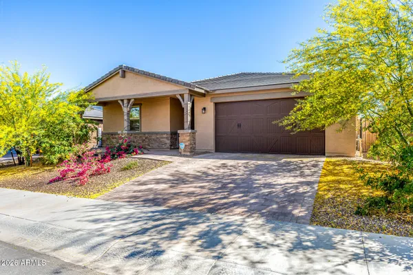 a view of a backyard with potted plants