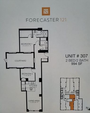 $1,025,000 | 121 Portland Street, Unit 307, Boston, MA 02114