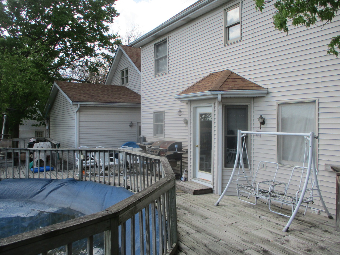 1864 North 2753rd Road Ottawa, IL 61350 - Photo 31 of 31 a view of a house with wooden deck front of house