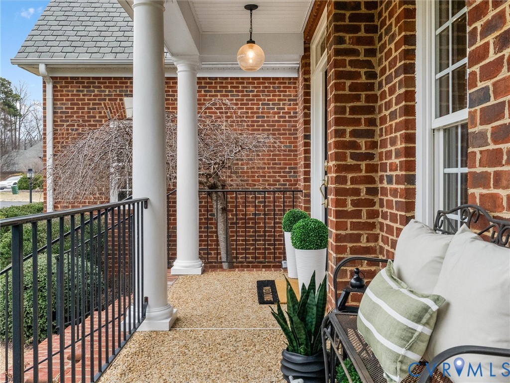 14335 Lander Road Midlothian, VA 23113 - Photo 7 of 70 Close-up view of front porch