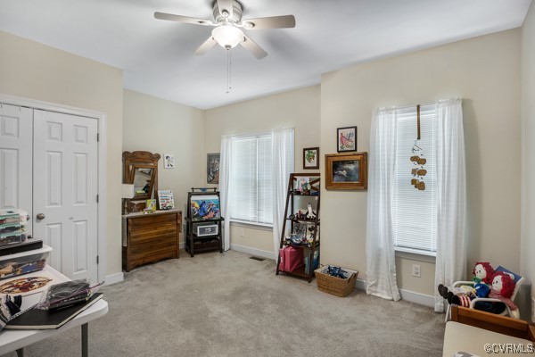601 Carldan Road Richmond, VA 23227 - Photo 19 of 43 Bedroom 2, spacious with ceiling fan and double cl