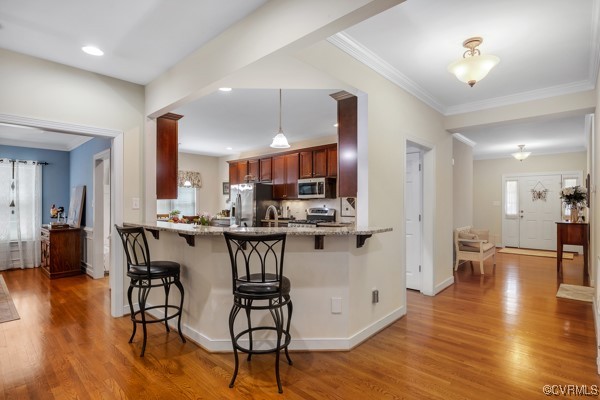 601 Carldan Road Richmond, VA 23227 - Photo 7 of 43 Kitchen featuring stainless steel appliances, a br