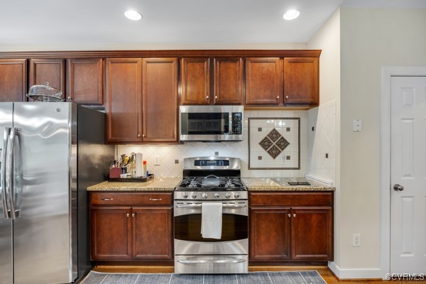 601 Carldan Road Richmond, VA 23227 - Photo 9 of 43 Kitchen featuring appliances with stainless steel