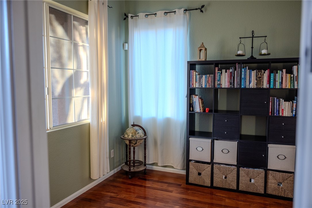 212 Malcolm Street Henderson, NV 89074 - Photo 14 of 47 Unfurnished room with dark wood-type . ADDED Office.