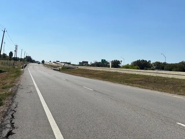 a view of a lake with a big yard