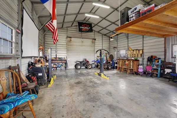 a view of a storage room with a lot of stuff