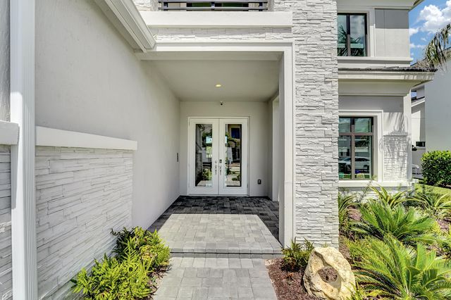 a view of a door of the house
