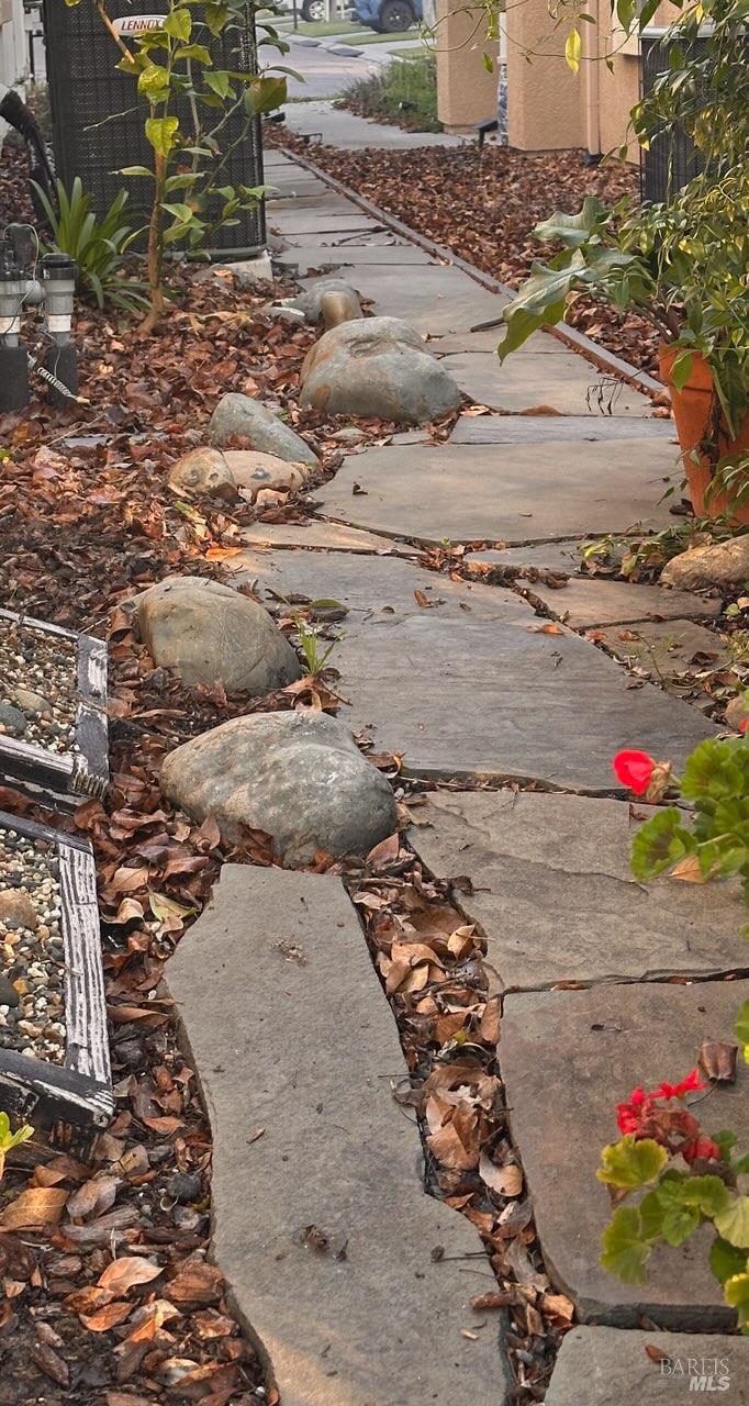 402 Riverwood Lane Rio Vista, CA 94571 - Photo 29 of 31 a view of aerial view of a fireplace with wooden stairs