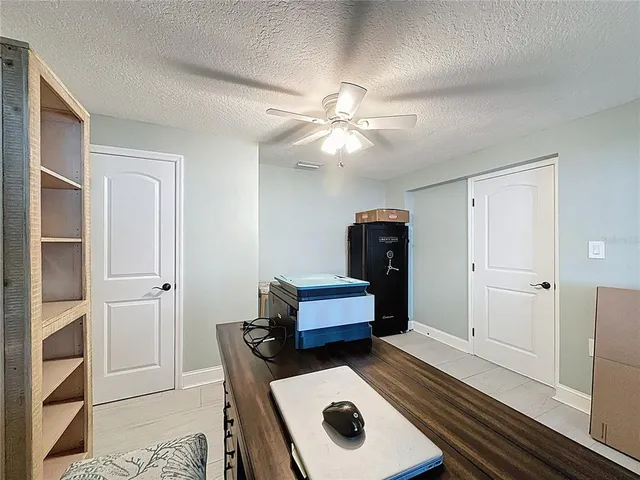 a view of workspace with a window