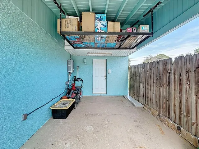 a house view with a garden space