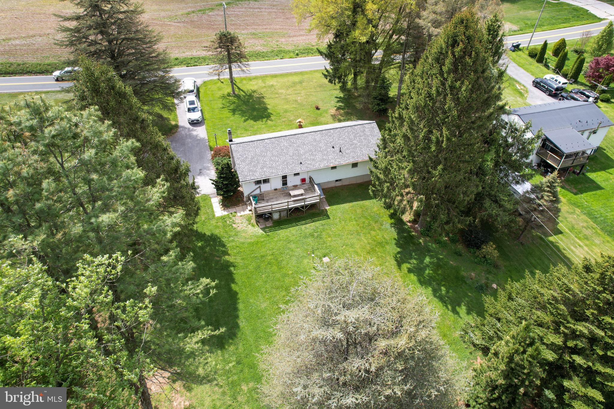4300 Maple Grove Road Hampstead, MD 21074 - Photo 43 of 58 an aerial view of a house with garden space and street view