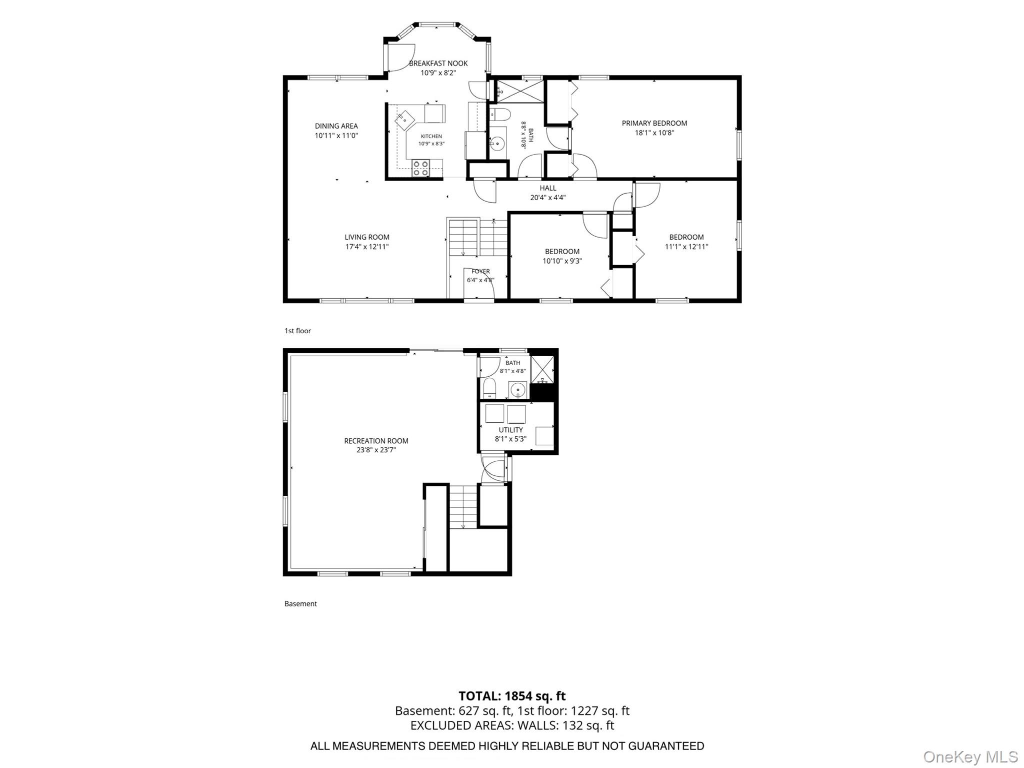 116 Union Valley Road Mahopac, NY 10541 - Photo 37 of 37 Floor Plans featuring both levels