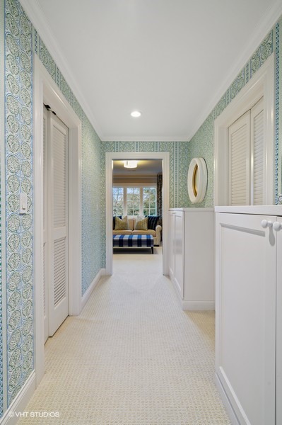 29 Woodley Road Winnetka, IL 60093 - Photo 47 of 65 a view of hallway with livingroom and furniture