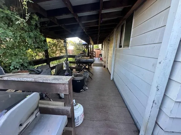 a view of outdoor seating