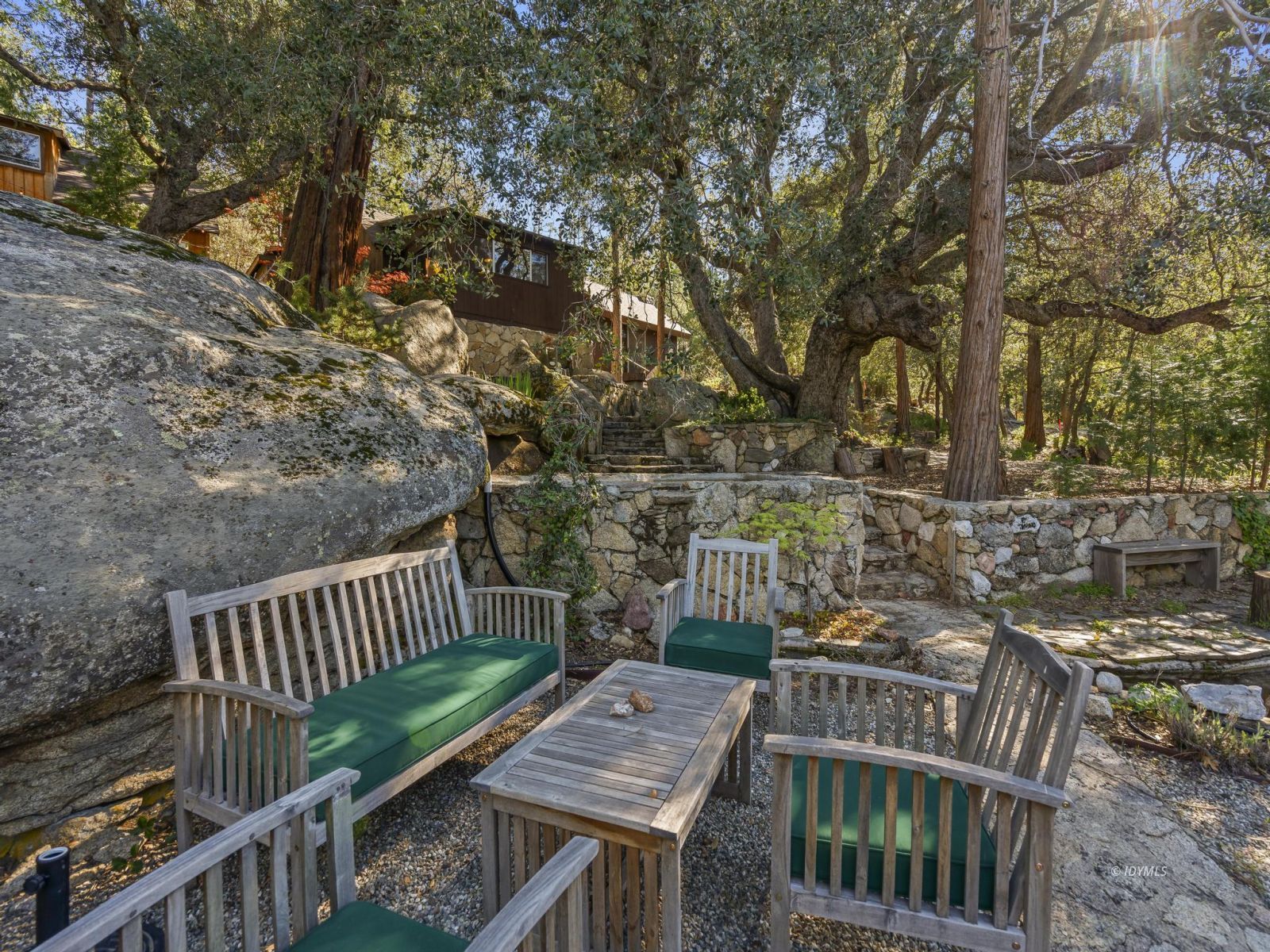 53241 Middleridge Drive Idyllwild, CA 92549 - Photo 47 of 48 a view of a balcony with wooden floor