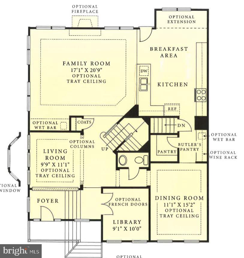 13 Fallston View Court Fallston, MD 21047 - Photo 44 of 48 Second Level Floor Plan (Main Living Areas)