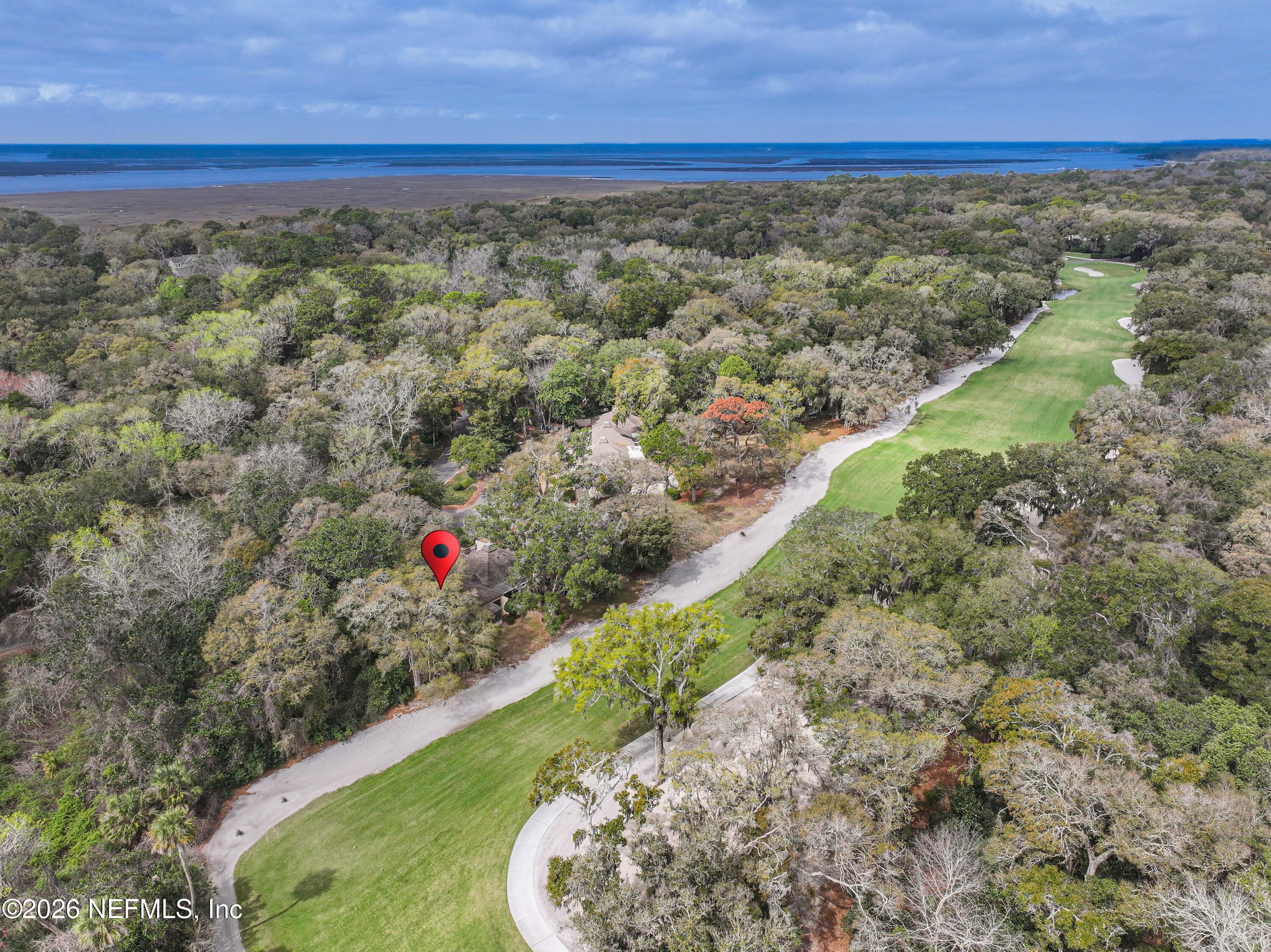 3301 Sea Marsh Road Fernandina Beach, FL 32034 - Photo 38 of 41 a view of a yard with an ocean beach