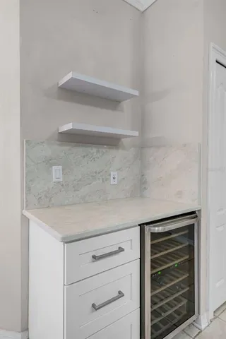 a close view of closet