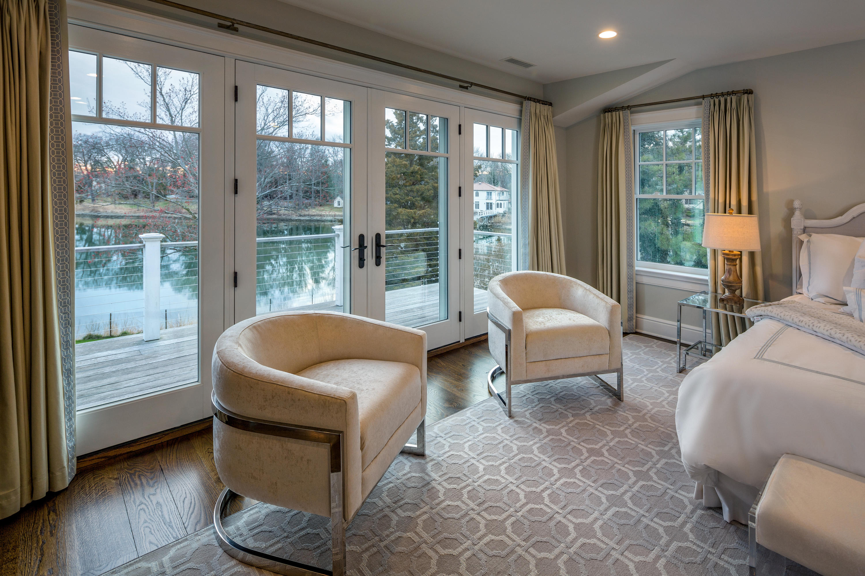 6 Contentment Island Road Darien, CT 06820 - Photo 26 of 40 a living room with furniture and a large window