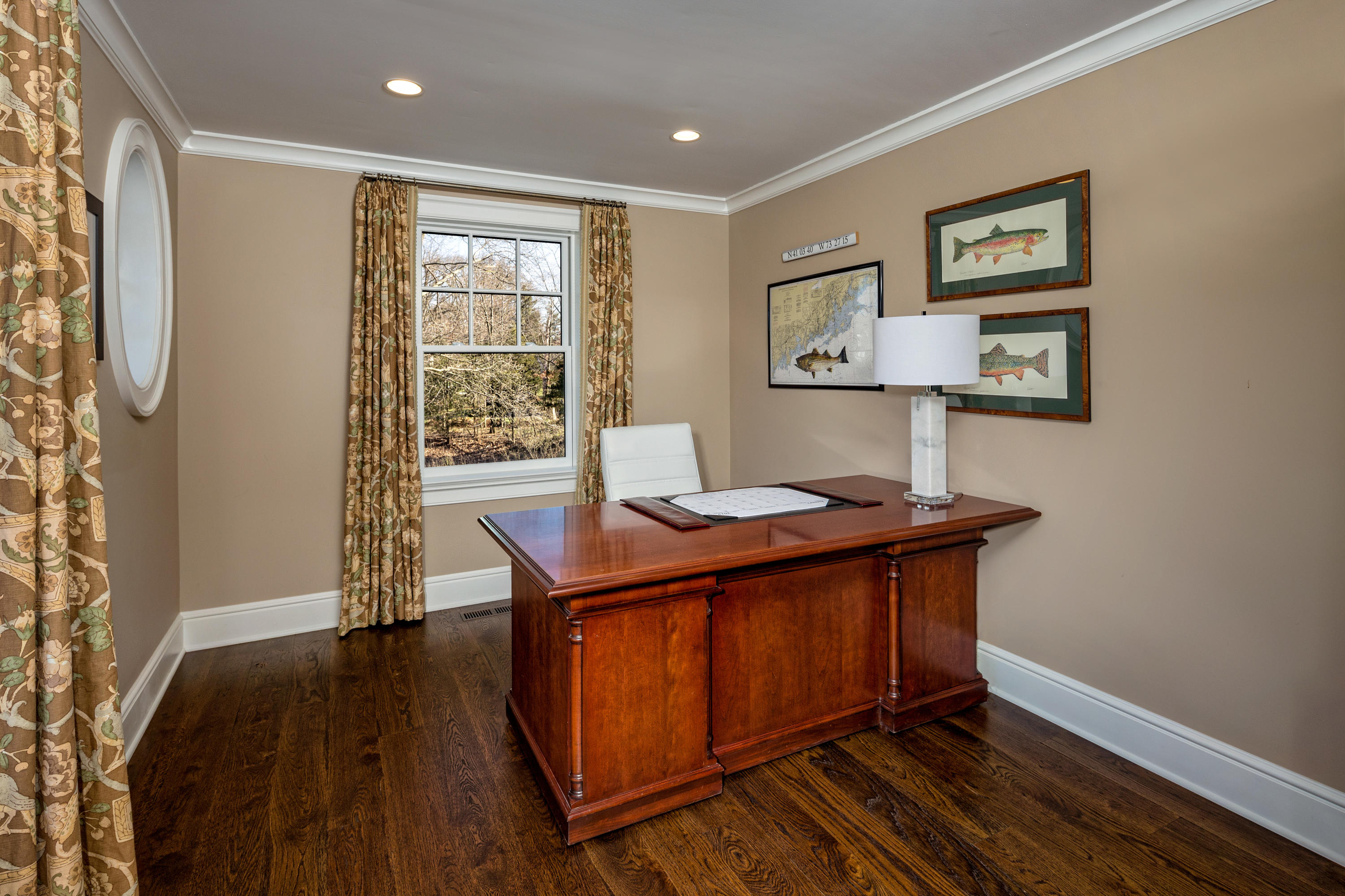 6 Contentment Island Road Darien, CT 06820 - Photo 32 of 40 a room with furniture and wooden floor
