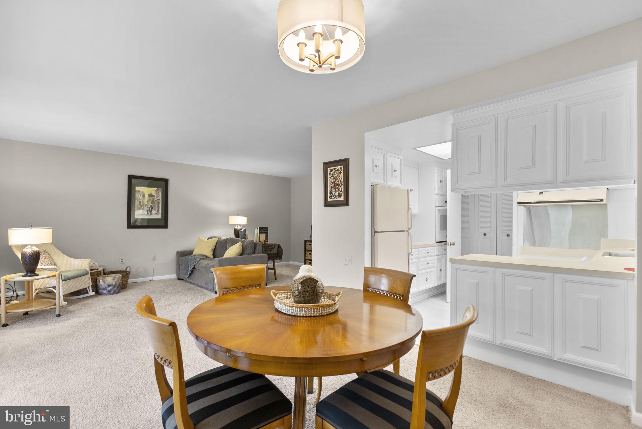 3382 Chiswick Court, Unit 512D Silver Spring, MD 20906 - Photo 8 of 50 Dining opens to the kitchen as well!