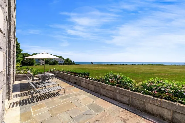 a view of swimming pool from a balcony