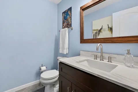 a bathroom with a sink and a toilet