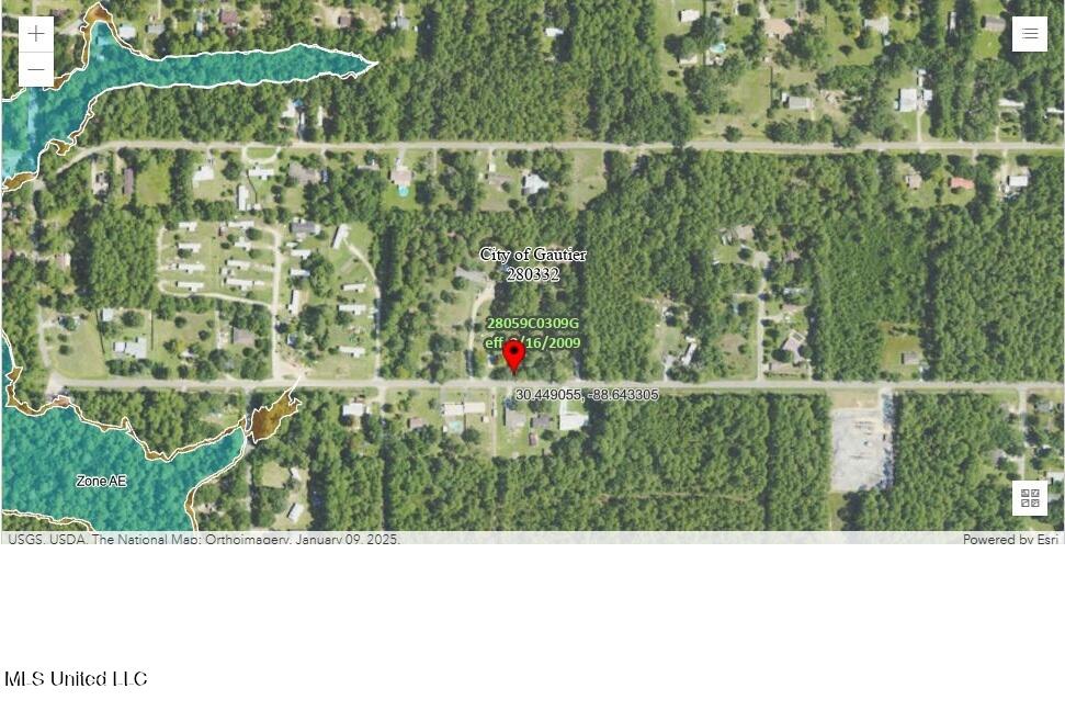 2020 Hastings Road Gautier, MS 39553 - Photo 5 of 5 FEMA Flood Map