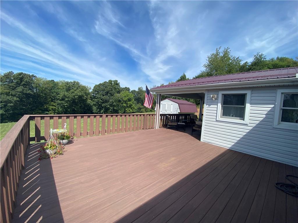 1009 Dutch Ridge Road Ellwood City, PA 16117 - Photo 10 of 12 a terrace view with two chairs