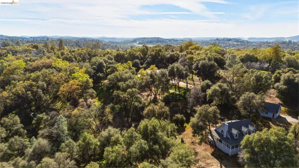 a view of city and mountain