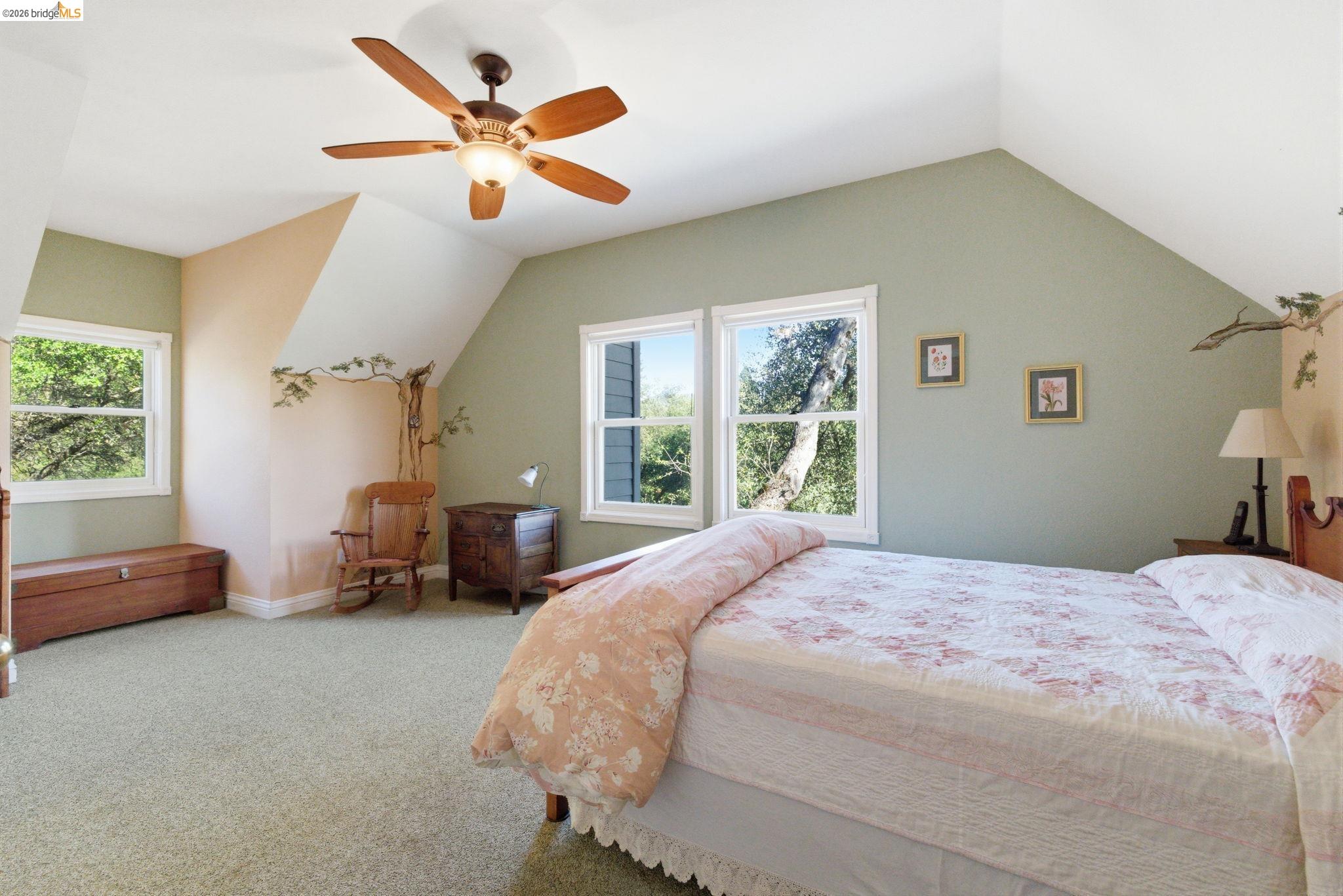 23401 Italian Bar Road Columbia, CA 95310 - Photo 34 of 49 a bedroom with a bed and a large window