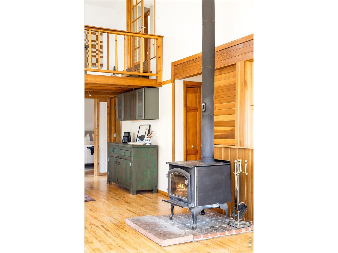187 Nugget Hill Road Jamestown, CO 80455 - Photo 5 of 34 wood stove