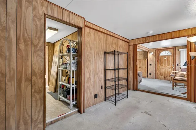 a view of storage and utility room with washer and dryer