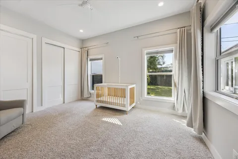 a room with a bed and a couch