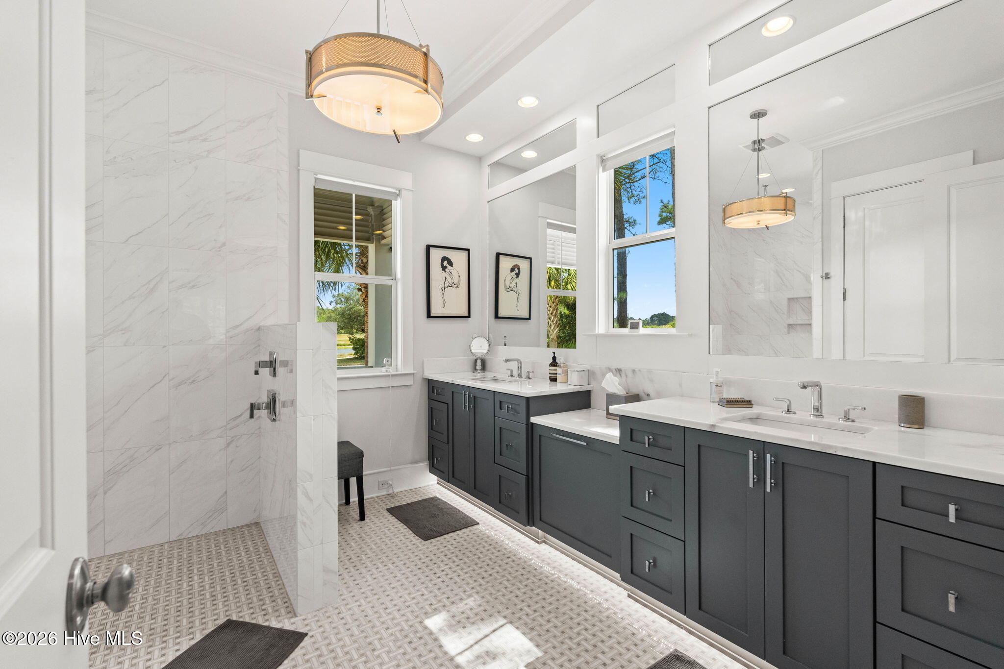 6197 Castlebrook Way Southwest Ocean Isle Beach, NC 28469 - Photo 31 of 120 Palacial Bathroom with dual vanities and lots of counter space