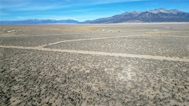 a view of a dry yard with wooden floor