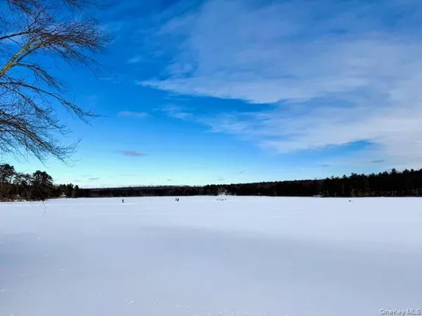 a view of outside space with mountain view