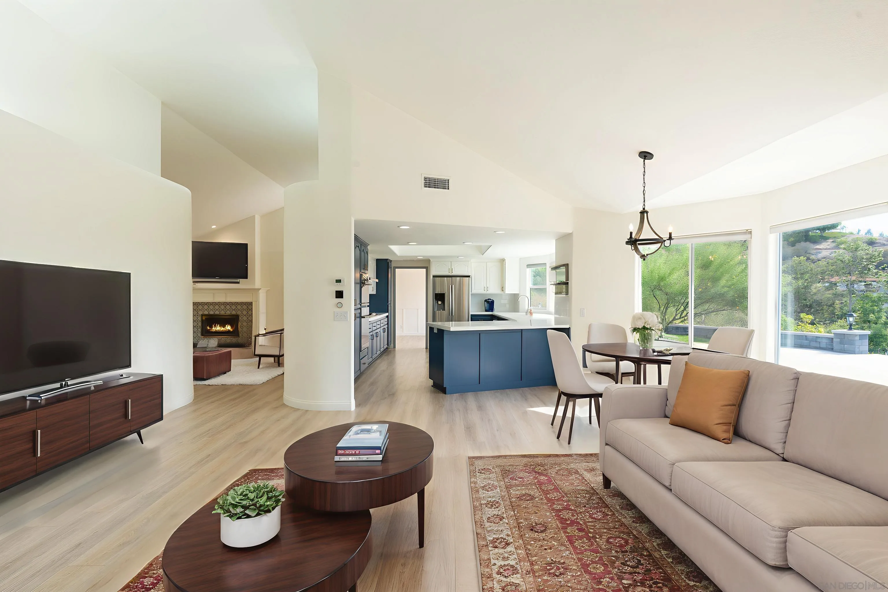 3649 Laketree Drive Fallbrook, CA 92028 - Photo 18 of 42 a living room with furniture and a flat screen tv