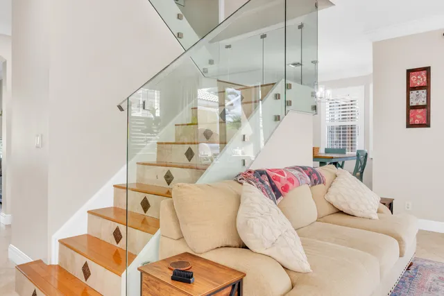 a living room with a couch