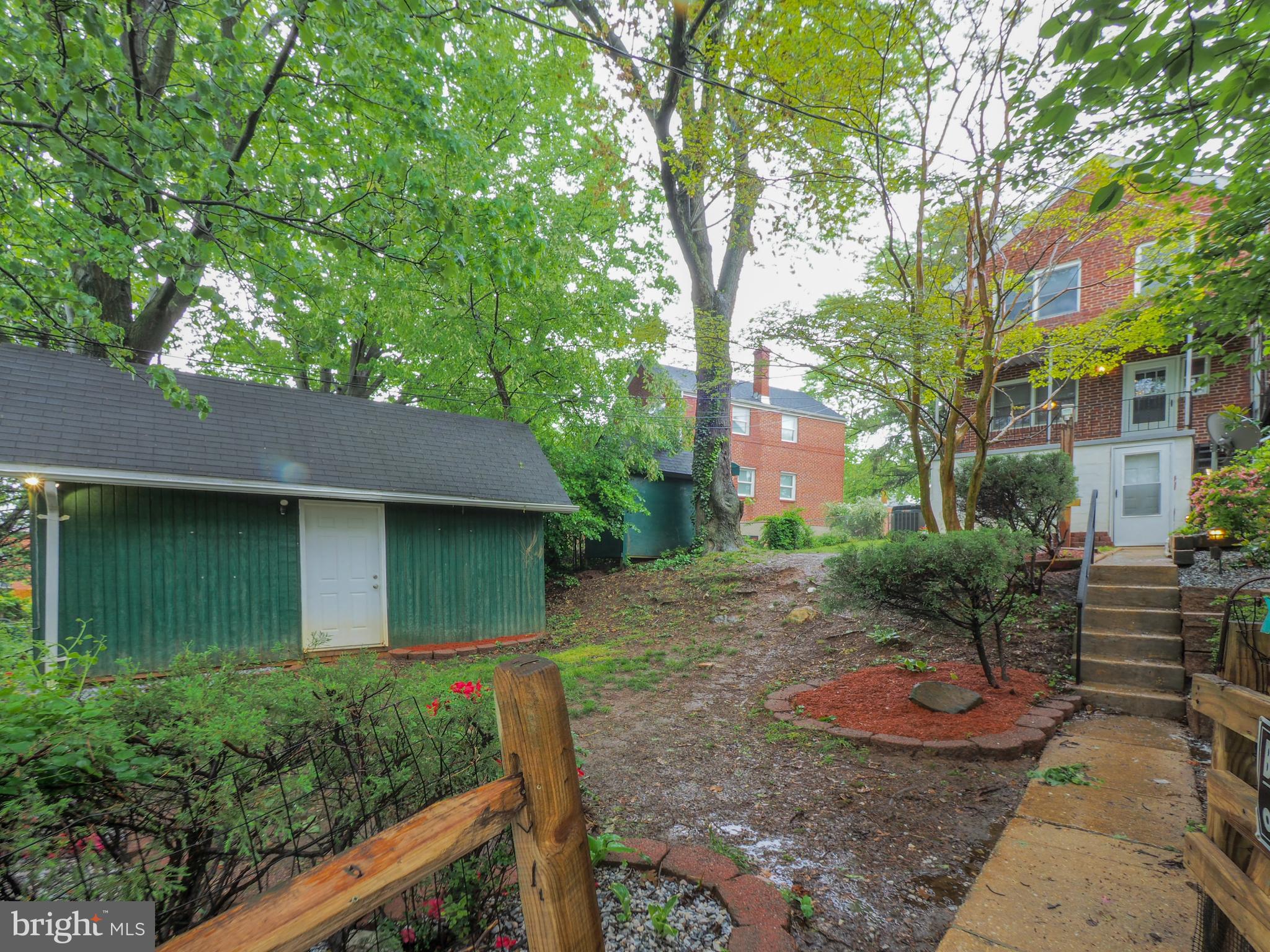 5526 Channing Road Baltimore, MD 21229 - Photo 24 of 42 Backyard with large shed