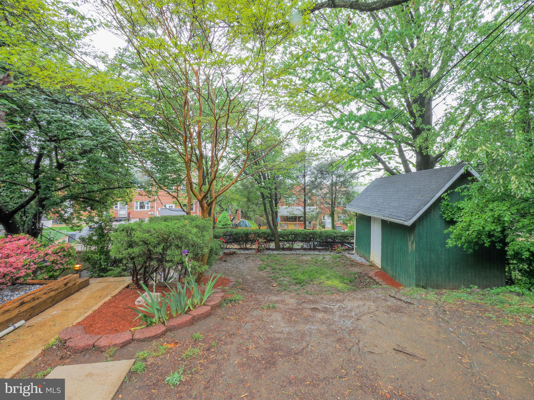 5526 Channing Road Baltimore, MD 21229 - Photo 26 of 42 Backyard with large shed