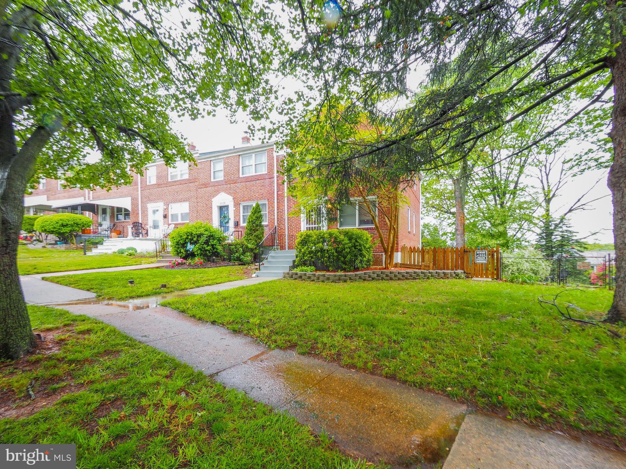 5526 Channing Road Baltimore, MD 21229 - Photo 30 of 42 Front and side of house - end unit!